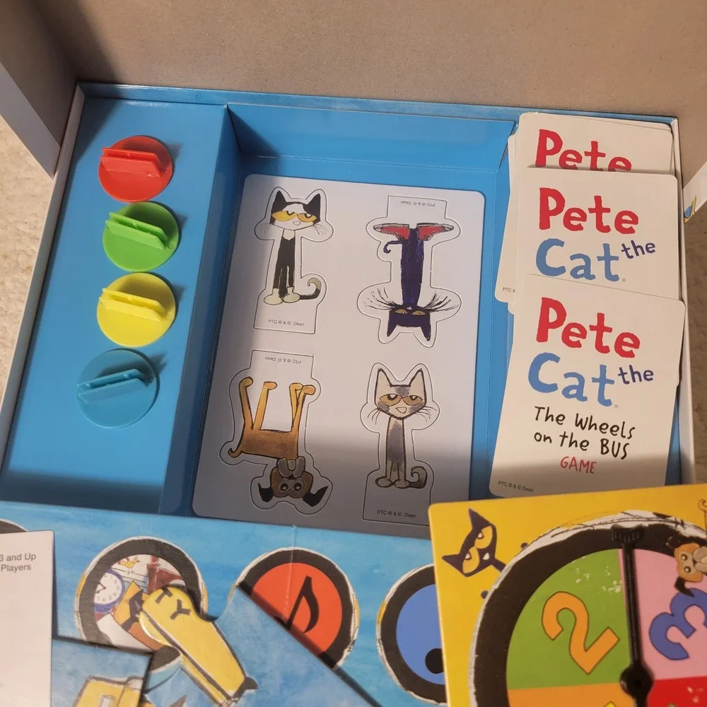 Pete‎ the Cat The Wheels on the Bus Board Game Briarpatch University Games 01258
